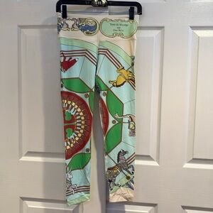 Tory Burch Carousel Print 7/8 Work Out Legging